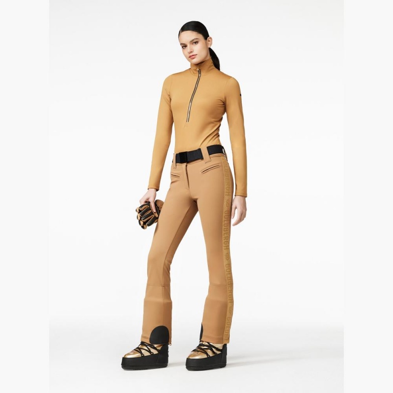 Goldbergh POPPY ski body Ski Oberteil Braun | DXRTNJ473