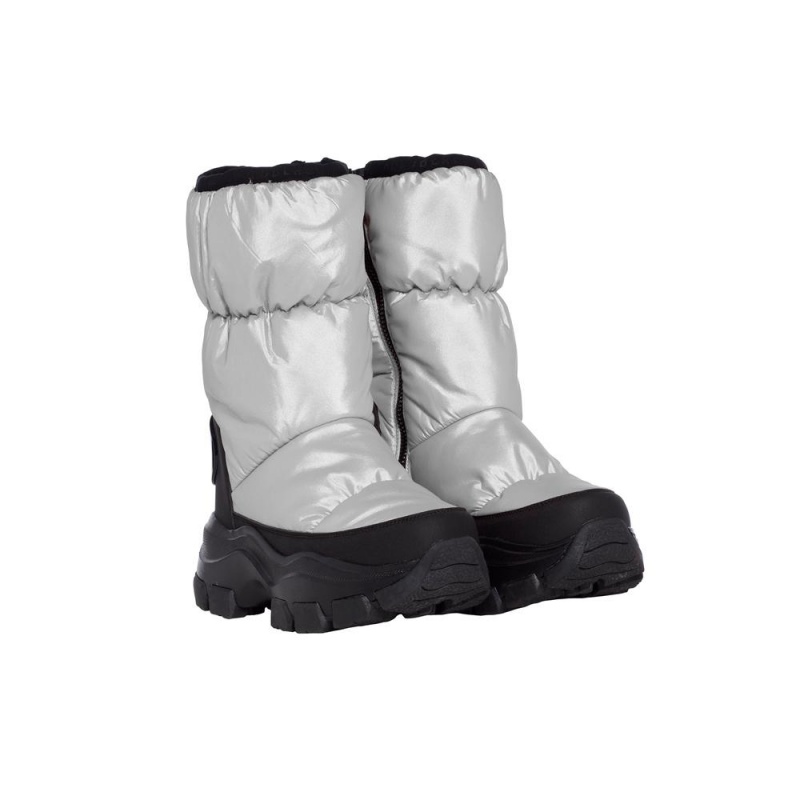 Goldbergh POWER Schneestiefel Silber | BYCKIQ361