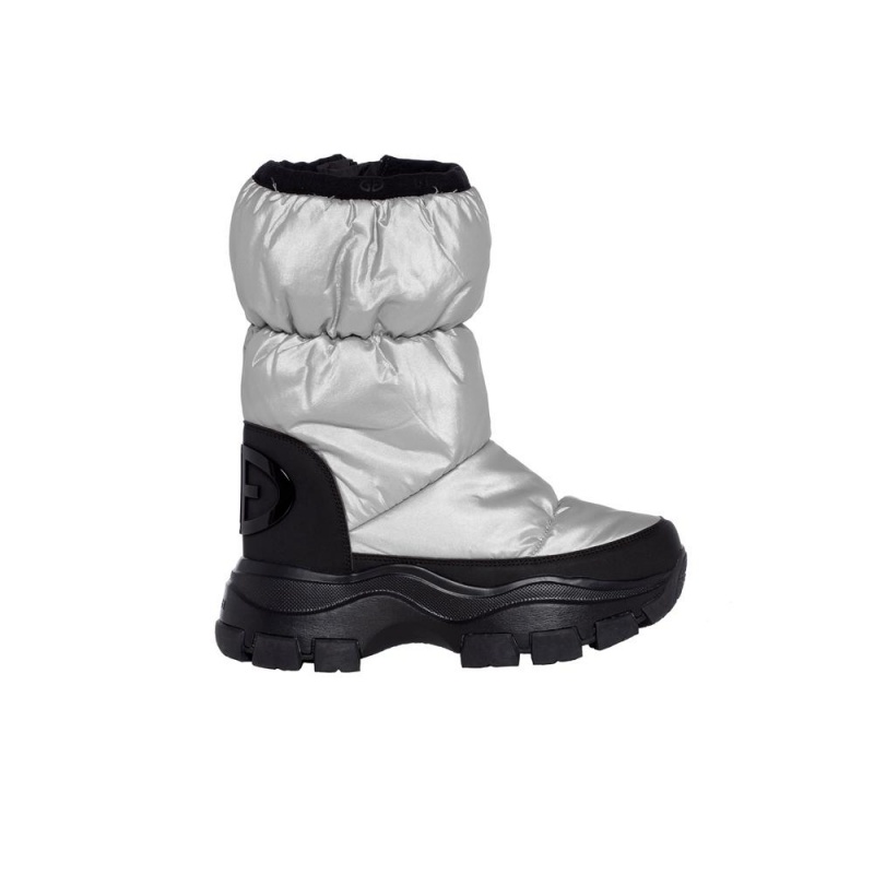 Goldbergh POWER Schneestiefel Silber | BYCKIQ361