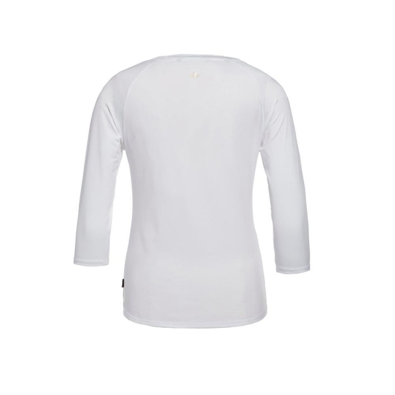 Goldbergh RAVEN 3/4 sleeve T-Shirts Weiß | VDTEZU651