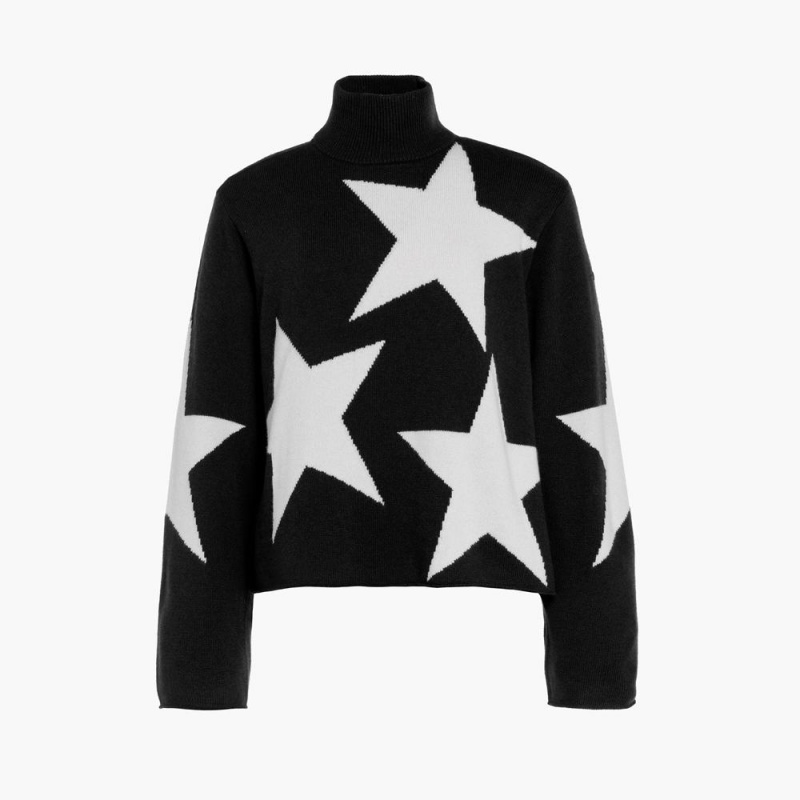 Goldbergh RISING STAR long sleeve knit Ski Pullover Schwarz | EHXCKL406