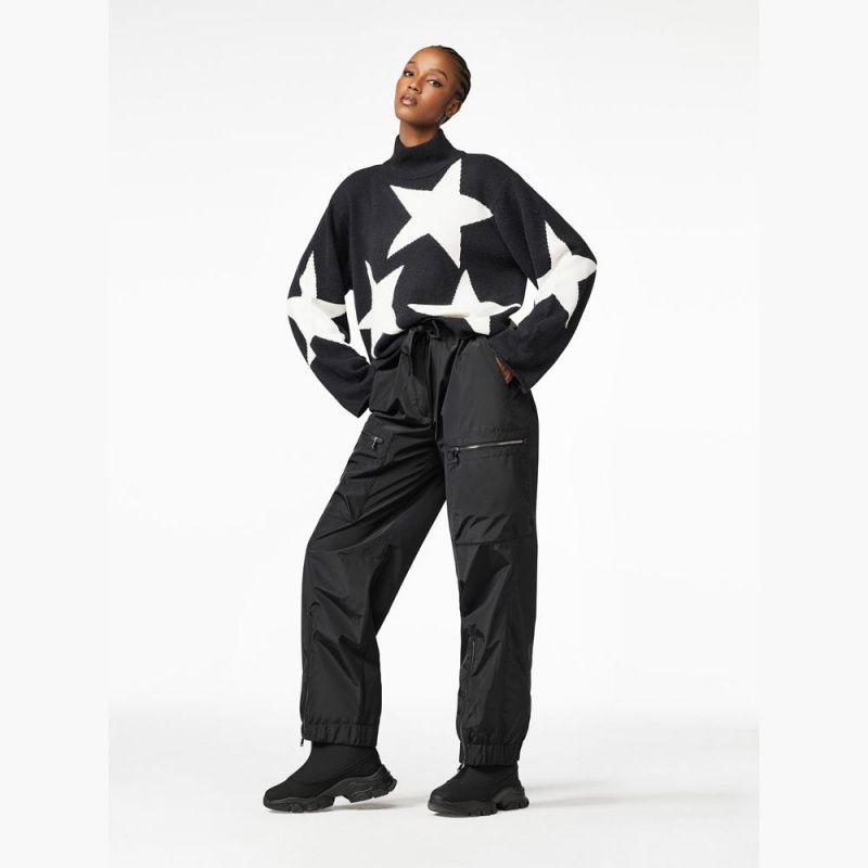 Goldbergh RISING STAR long sleeve knit Ski Pullover Schwarz | EHXCKL406