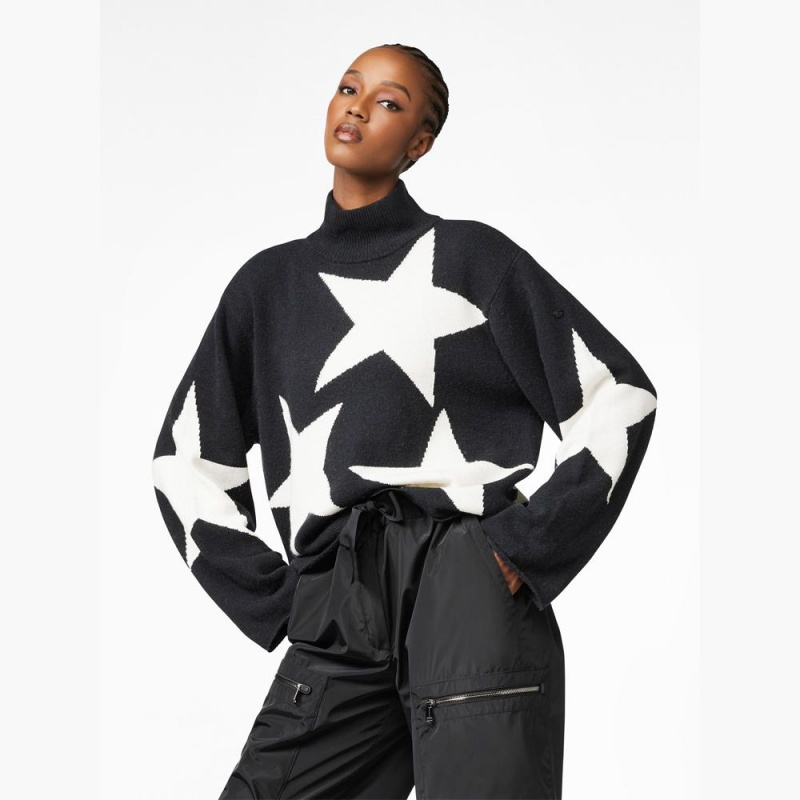 Goldbergh RISING STAR long sleeve knit Ski Pullover Schwarz | EHXCKL406