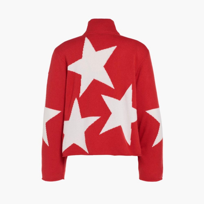 Goldbergh RISING STAR long sleeve knit Ski Pullover Rot | FPSEOQ314