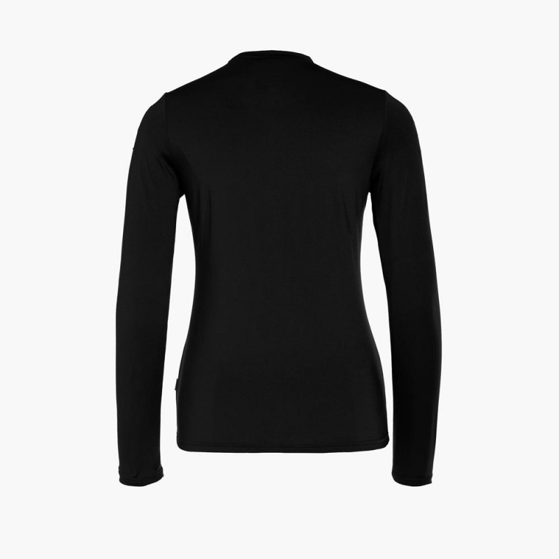 Goldbergh ROCK PEAK long sleeve T-Shirts Schwarz | KZBOYU256