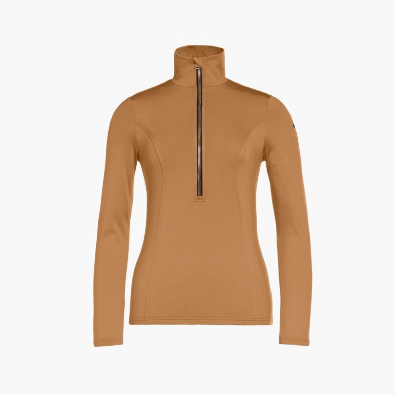 Goldbergh SERENA Ski Pully Beige | BTWQUI329
