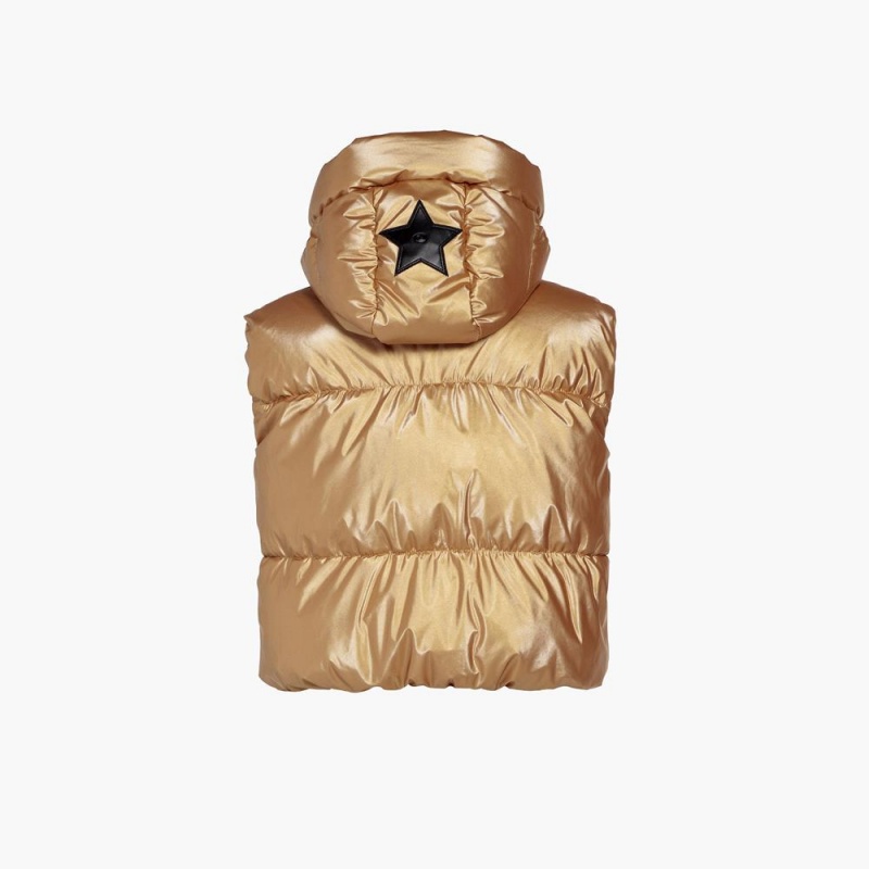 Goldbergh SHINE ski Weste Gold | TBNUIH629