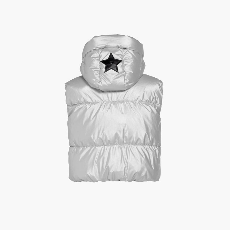 Goldbergh SHINE ski Weste Silber | YEVOXM512