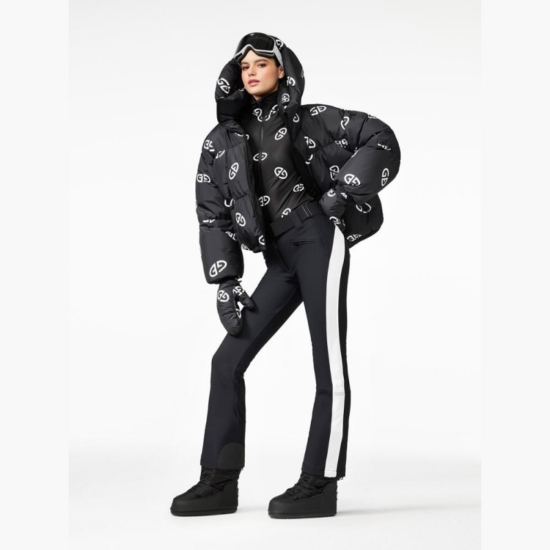 Goldbergh SNOWFLAKE Skijacke Schwarz Weiß | VOYHIM213