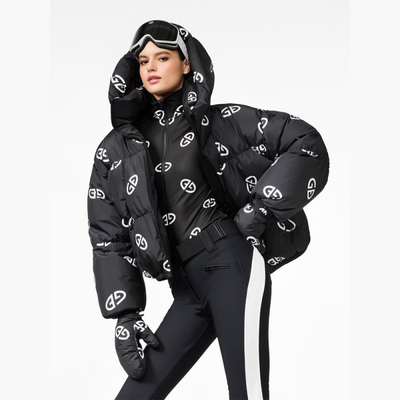 Goldbergh SNOWFLAKE Skijacke Schwarz Weiß | VOYHIM213