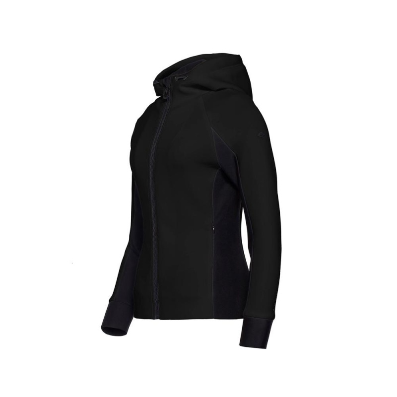 Goldbergh SOFI hooded cardigan Hoodie Schwarz | QMJBXK195