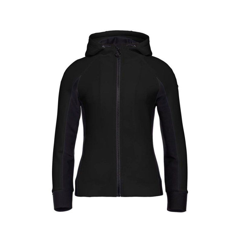 Goldbergh SOFI hooded cardigan Hoodie Schwarz | QMJBXK195