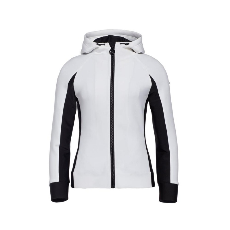 Goldbergh SOFI hooded cardigan Hoodie Weiß | LWVNCY948