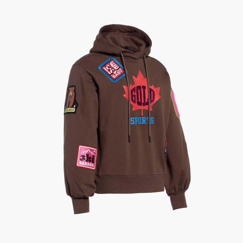 Goldbergh STANLEY hooded Hoodie Braun | LAOTCR738