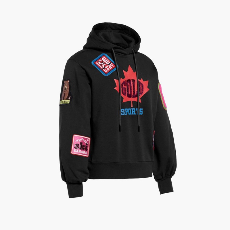 Goldbergh STANLEY hooded Hoodie Schwarz | QTEZGV354