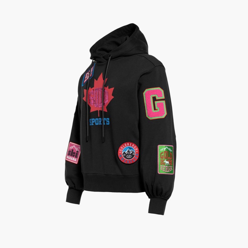 Goldbergh STANLEY hooded Hoodie Schwarz | QTEZGV354