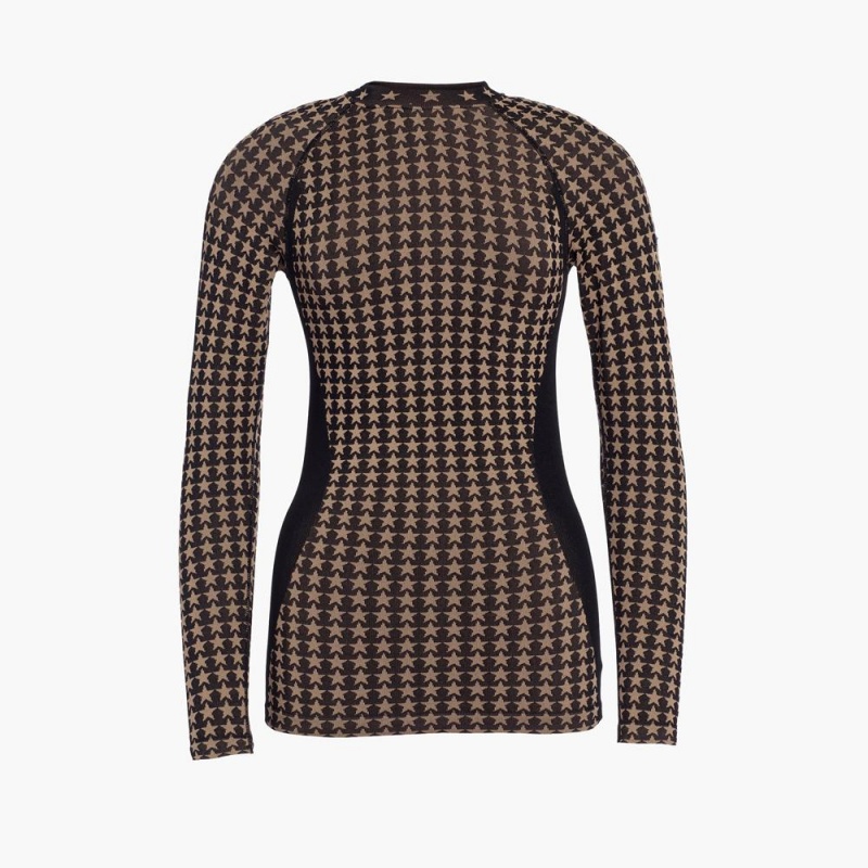 Goldbergh STARLET long sleeve Ski Base Layer Schwarz | NWVKJF465