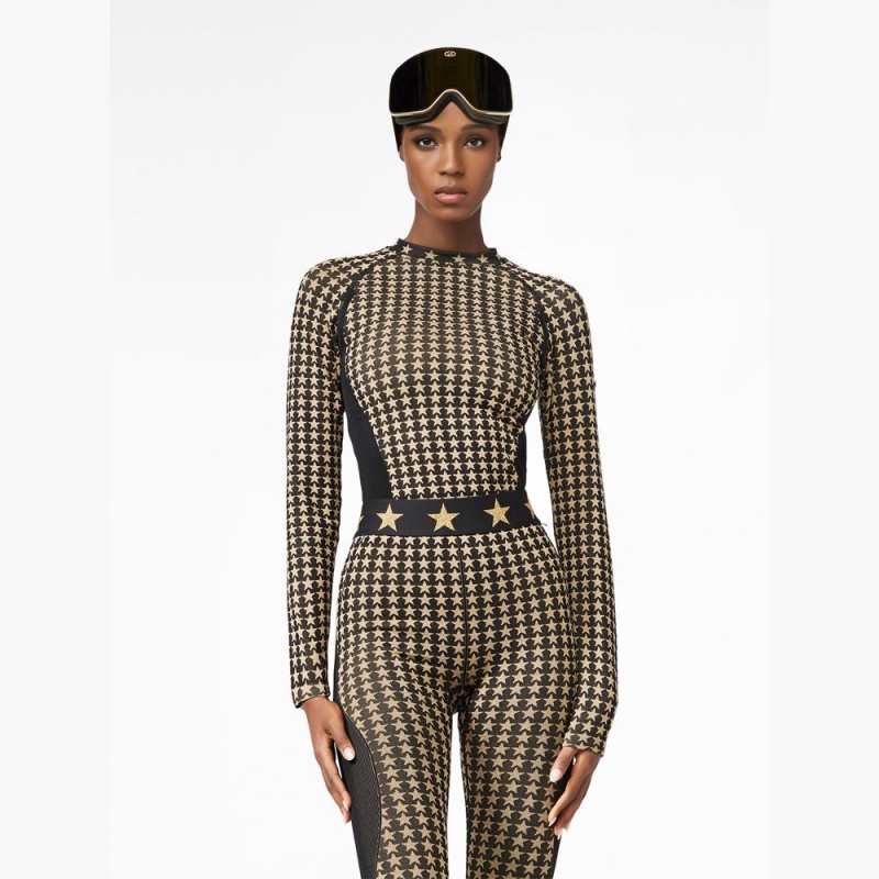 Goldbergh STARLET long sleeve Ski Base Layer Schwarz | NWVKJF465