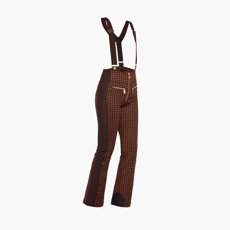 Goldbergh STARSKI Skihose Dunkelbraun | XSZAKN956