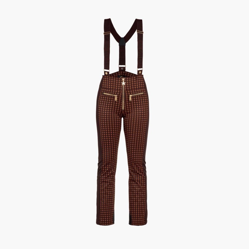 Goldbergh STARSKI Skihose Dunkelbraun | XSZAKN956