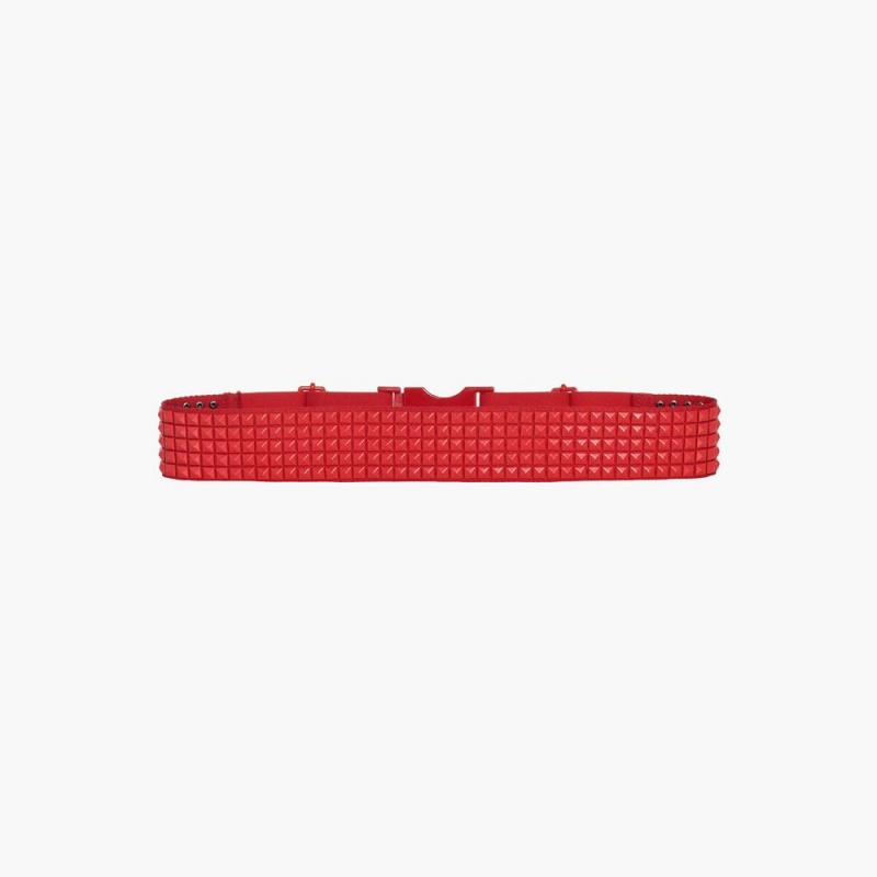 Goldbergh STUD Gürtel Rot | TQLZEB074