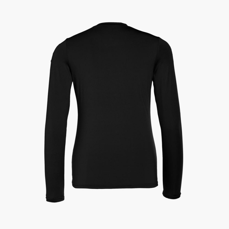 Goldbergh SUPER G long sleeve T-Shirts Schwarz | ILGQJD045