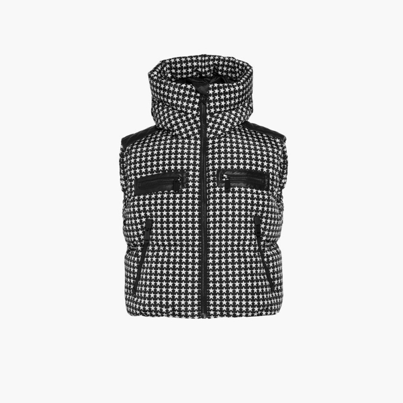 Goldbergh TEAMPLAYER ski Weste Schwarz Weiß | XPYFRG905