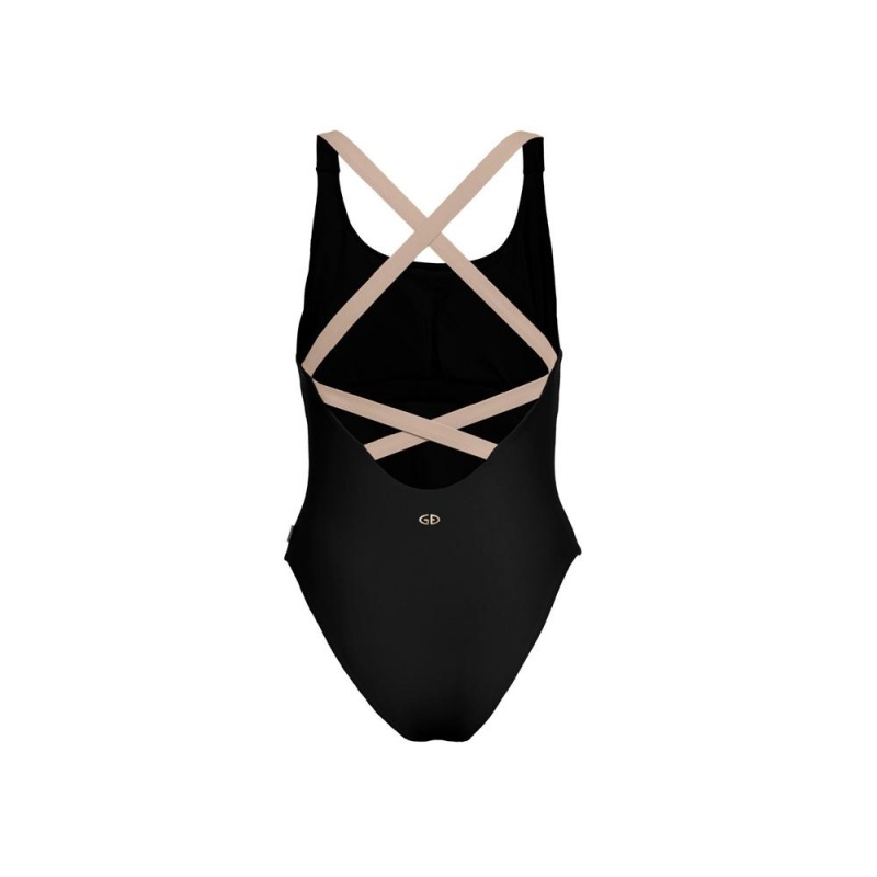 Goldbergh WAVE bathing suit Bademode Schwarz | KAITZG379