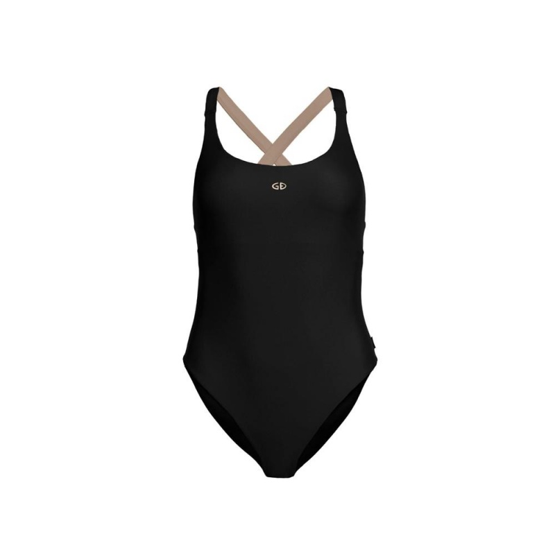 Goldbergh WAVE bathing suit Bademode Schwarz | KAITZG379