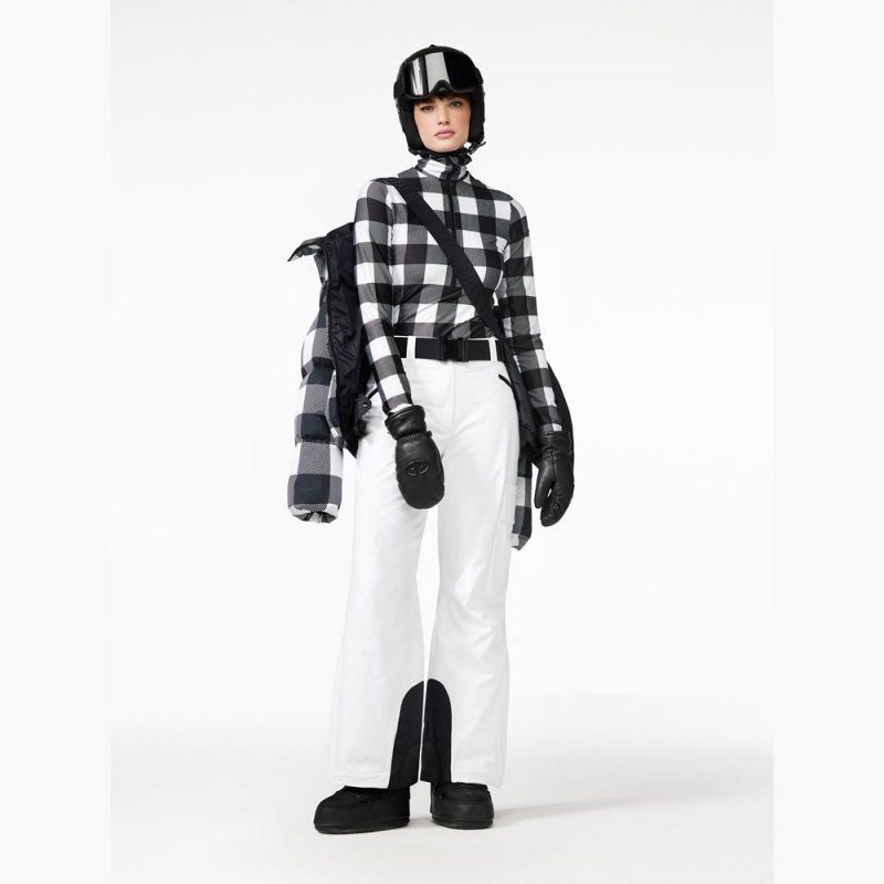 Goldbergh WOODY Ski Pully Schwarz Weiß | EOCNIK371